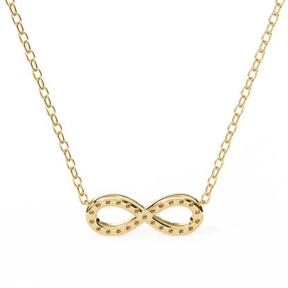Infinity Spark Diamond Pendant