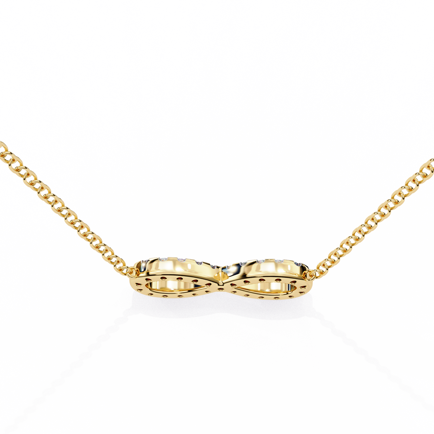 Infinity Spark Diamond Pendant