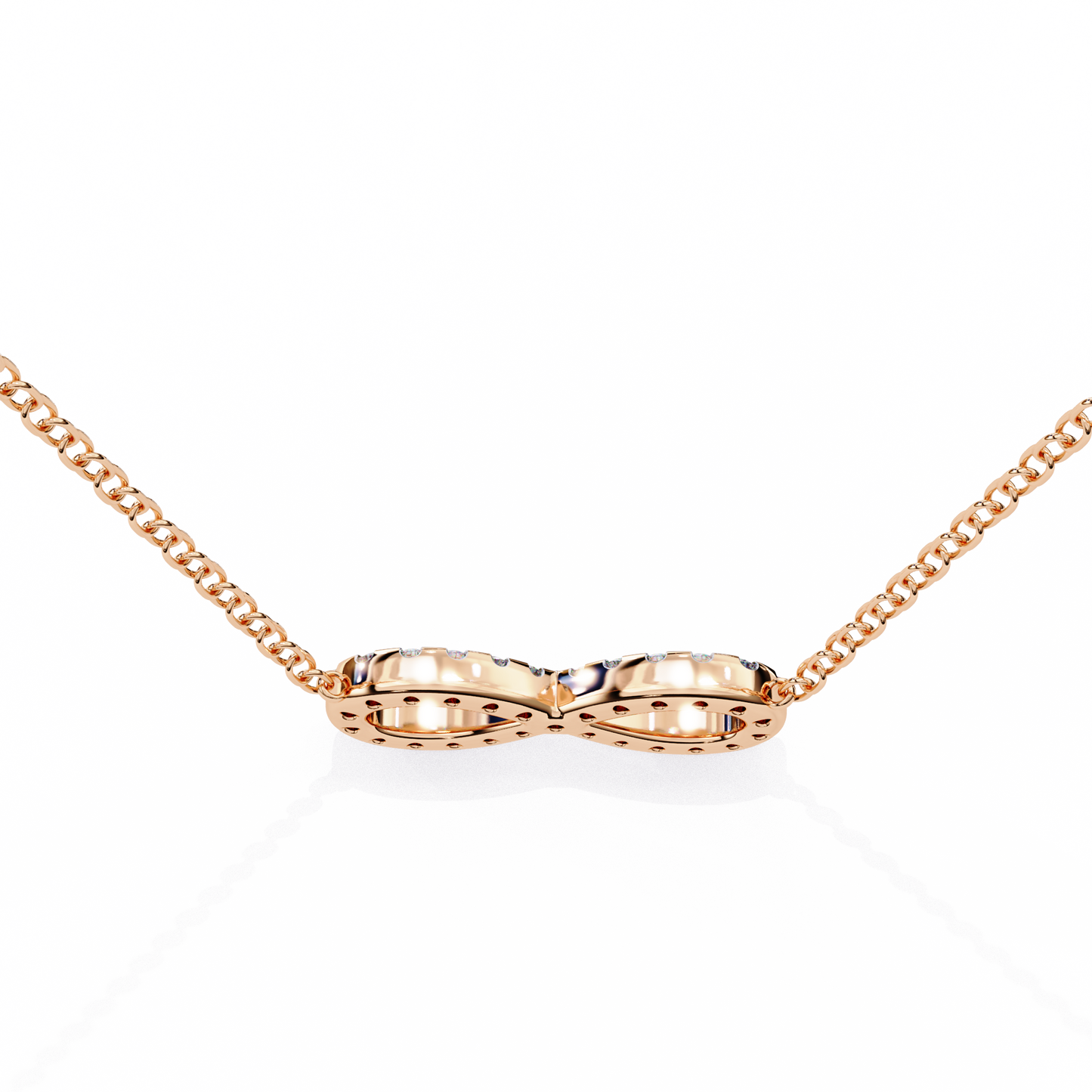 Infinity Spark Diamond Pendant
