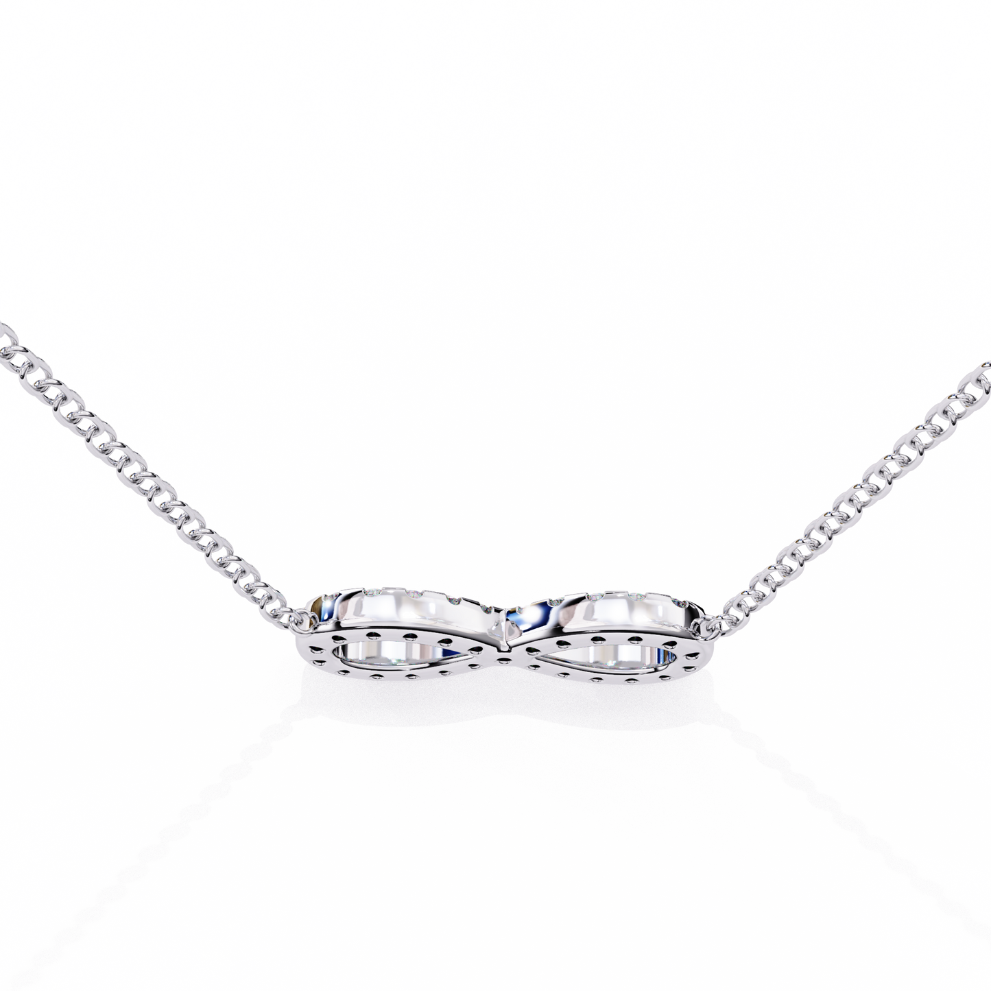 Infinity Spark Diamond Pendant