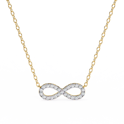 Infinity Spark Diamond Pendant