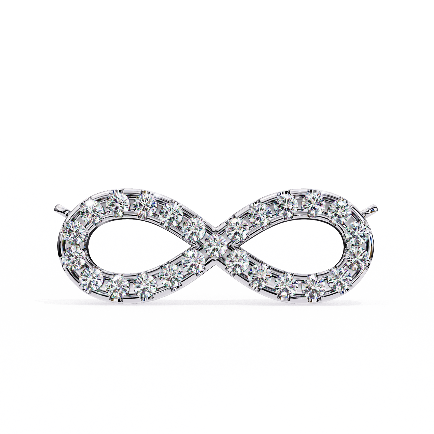 Infinity Spark Diamond Pendant