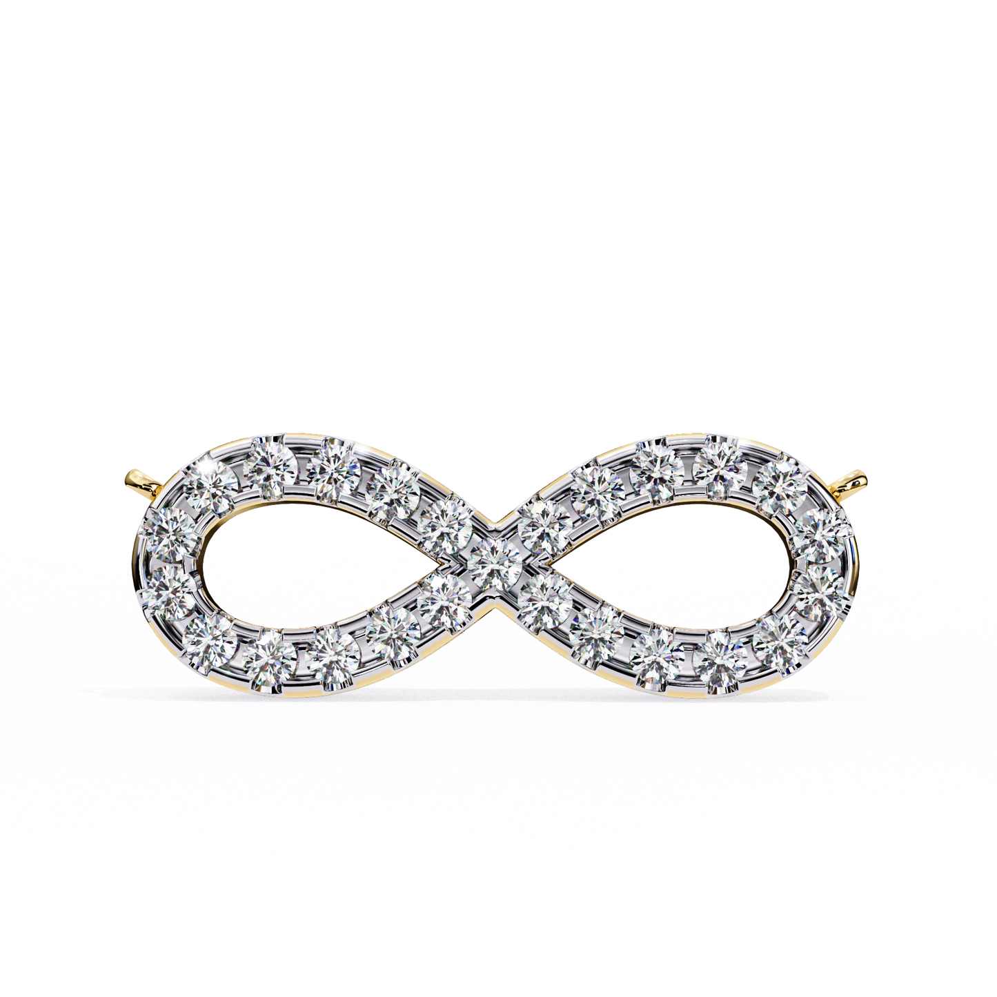 Infinity Spark Diamond Pendant