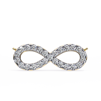 Infinity Spark Diamond Pendant