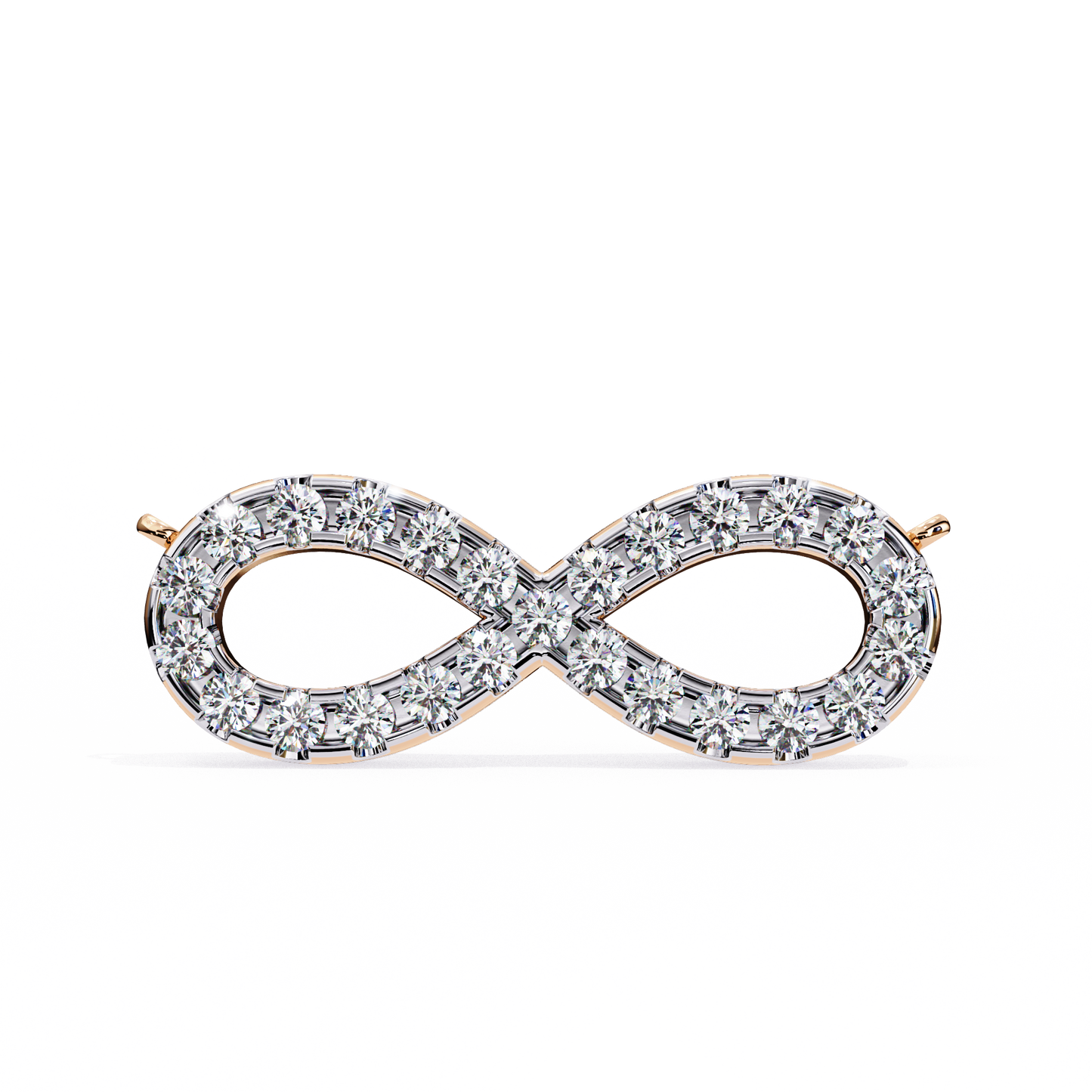 Infinity Spark Diamond Pendant