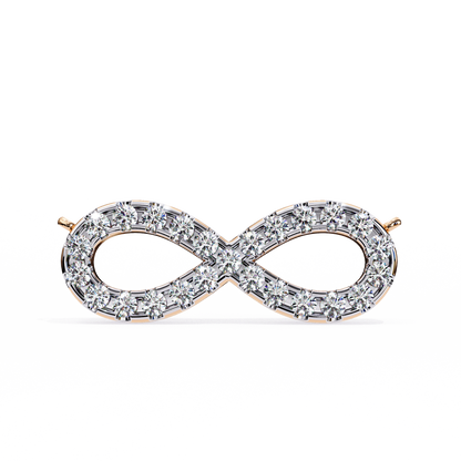 Infinity Spark Diamond Pendant