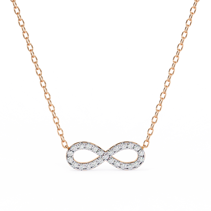 Infinity Spark Diamond Pendant
