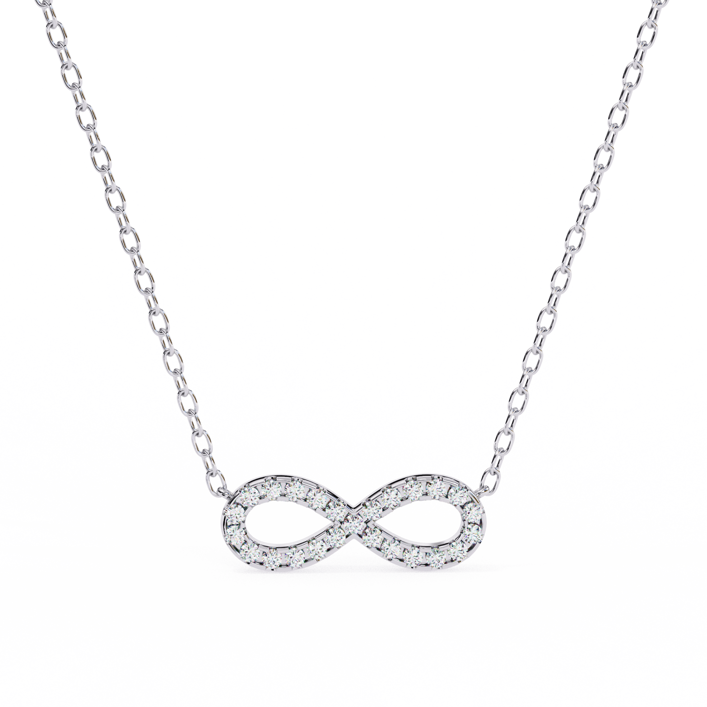 Infinity Spark Diamond Pendant
