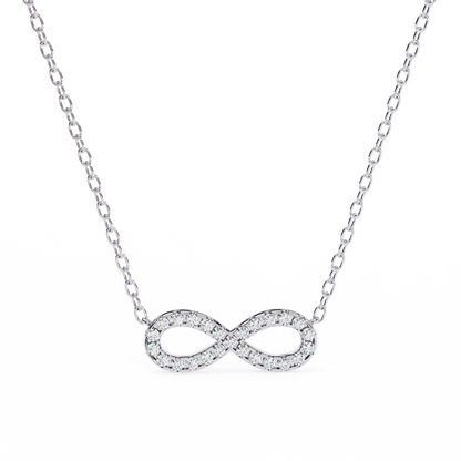 Infinity Spark Diamond Pendant