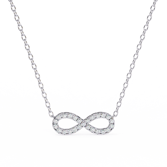 Infinity Spark Diamond Pendant