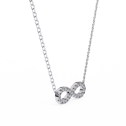 Infinity Spark Diamond Pendant