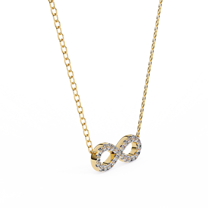 Infinity Spark Diamond Pendant