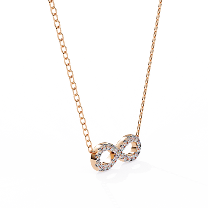 Infinity Spark Diamond Pendant
