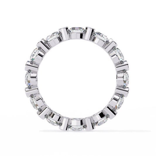 Bezel Set Round Diamond Eternity Ring