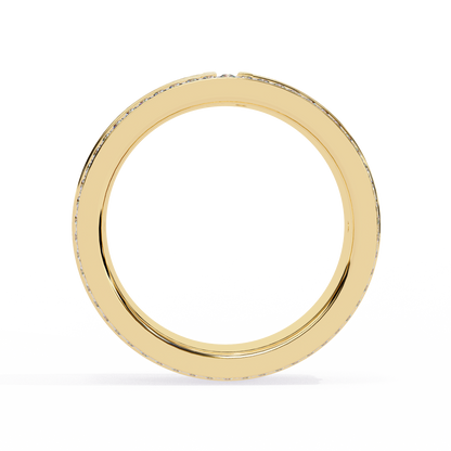 T-Bar Luxe Pavé Diamond Ring
