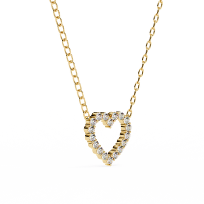 Amora Diamond Heart Pendant