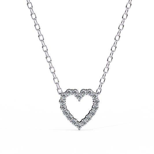 Amora Diamond Heart Pendant