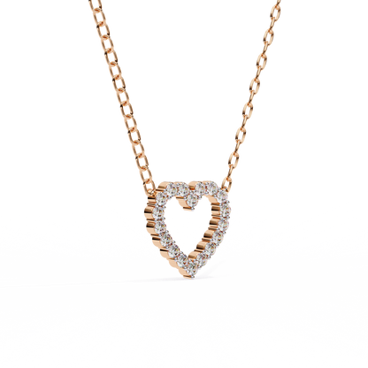 Amora Diamond Heart Pendant