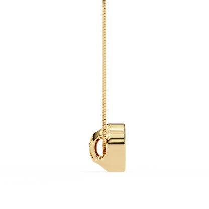 Solara Halo Diamond Pendant