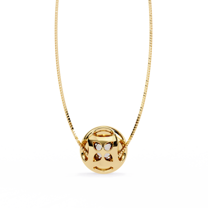 Solara Halo Diamond Pendant