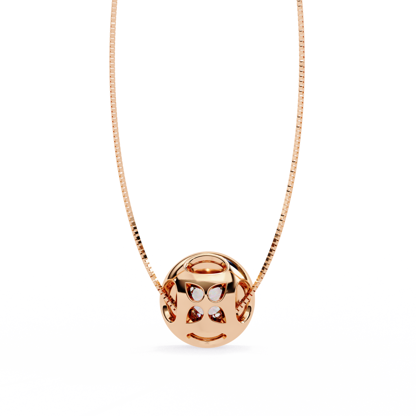 Solara Halo Diamond Pendant