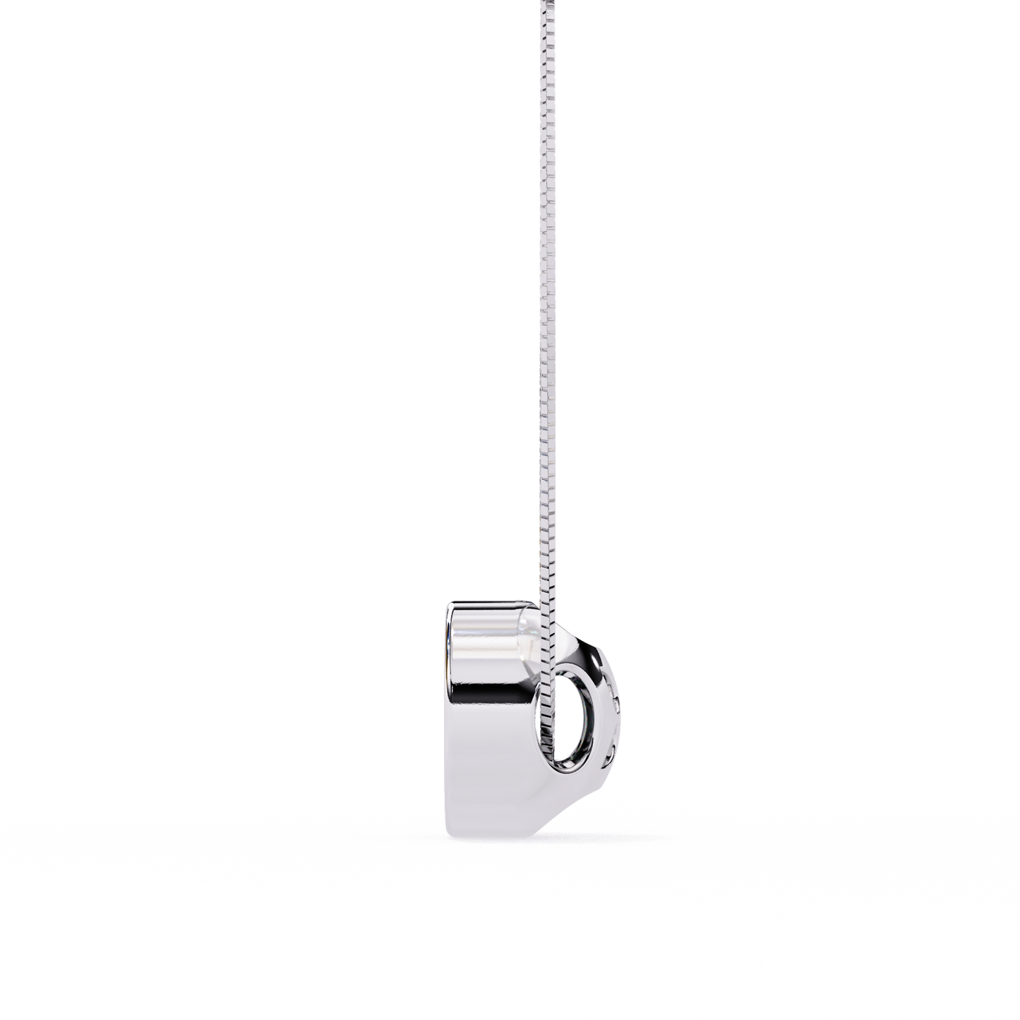 Solara Halo Diamond Pendant