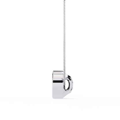 Solara Halo Diamond Pendant