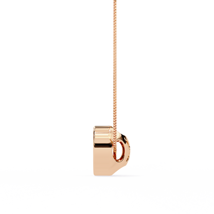 Solara Halo Diamond Pendant