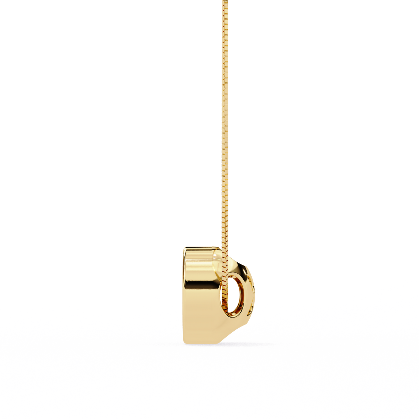 Solara Halo Diamond Pendant