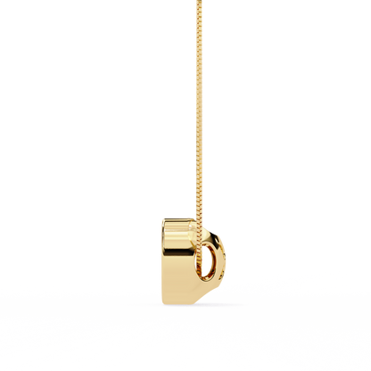 Solara Halo Diamond Pendant