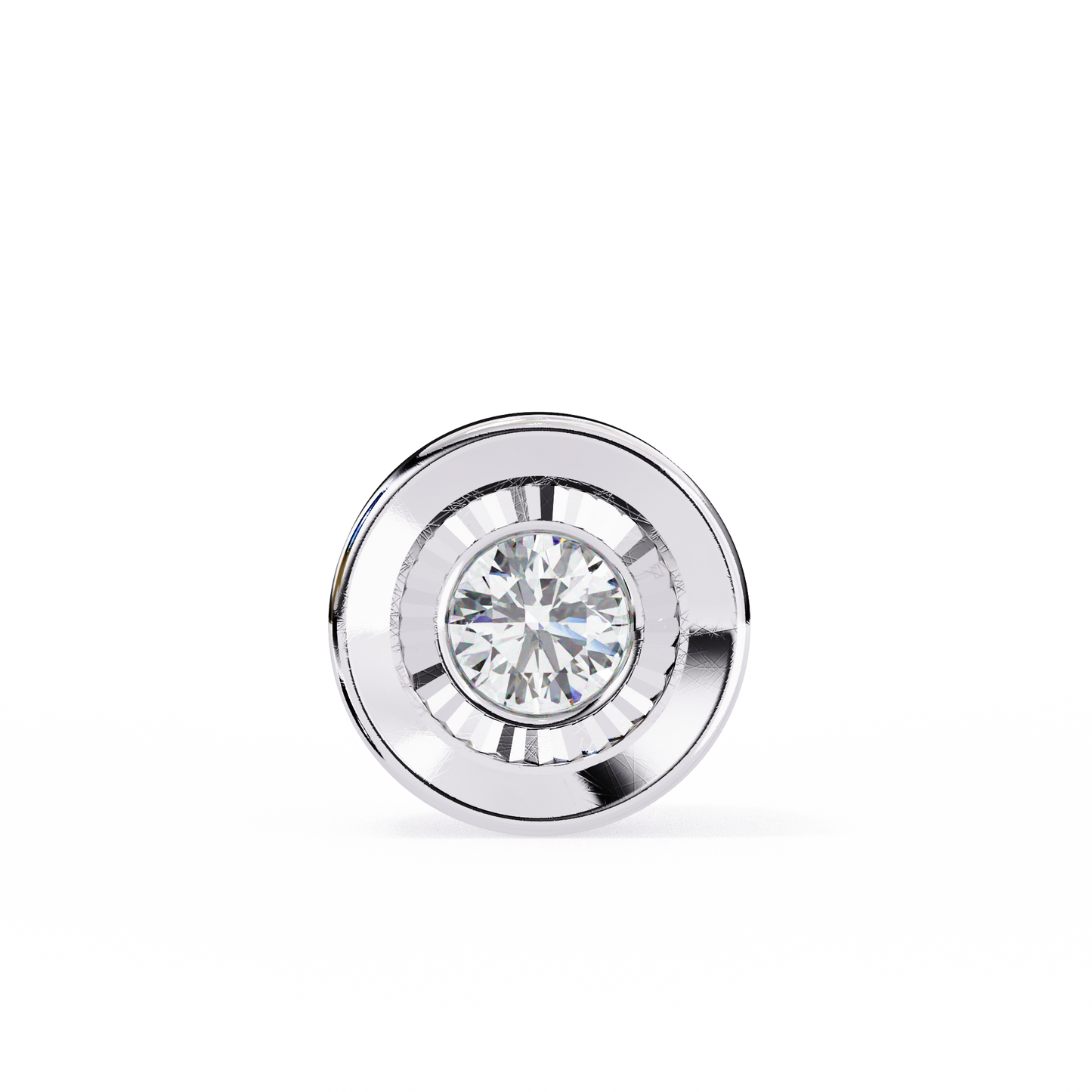 Solara Halo Diamond Pendant