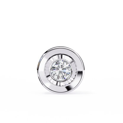 Solara Halo Diamond Pendant