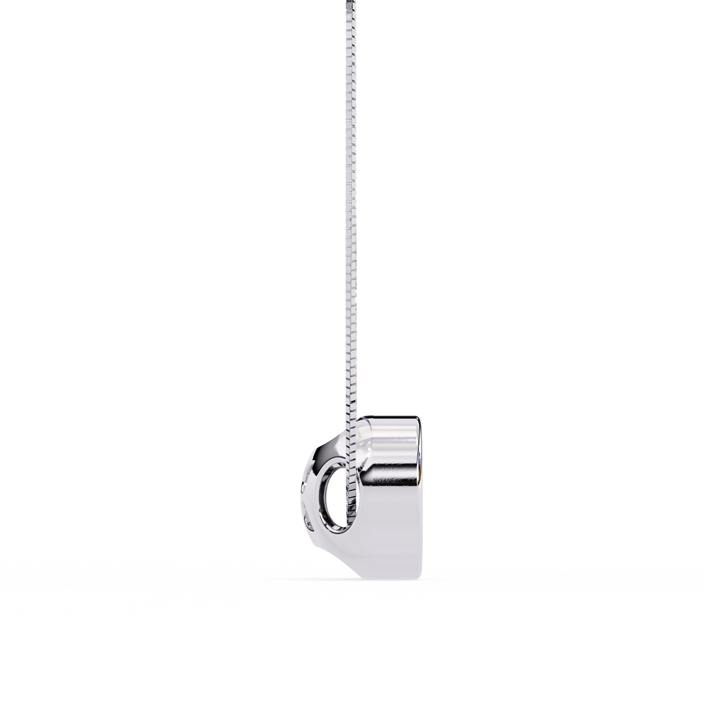 Solara Halo Diamond Pendant