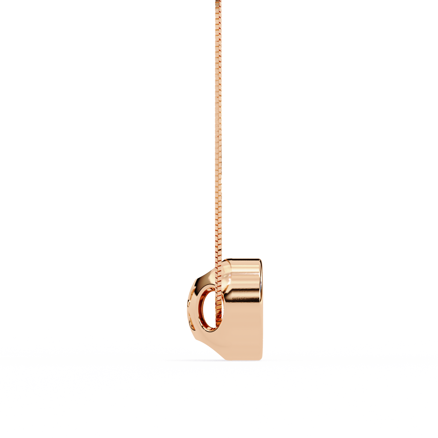 Solara Halo Diamond Pendant