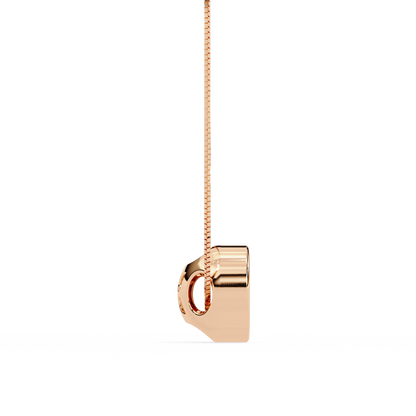 Solara Halo Diamond Pendant