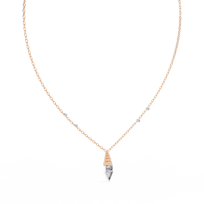 Geometric Diamond Accent Pendant