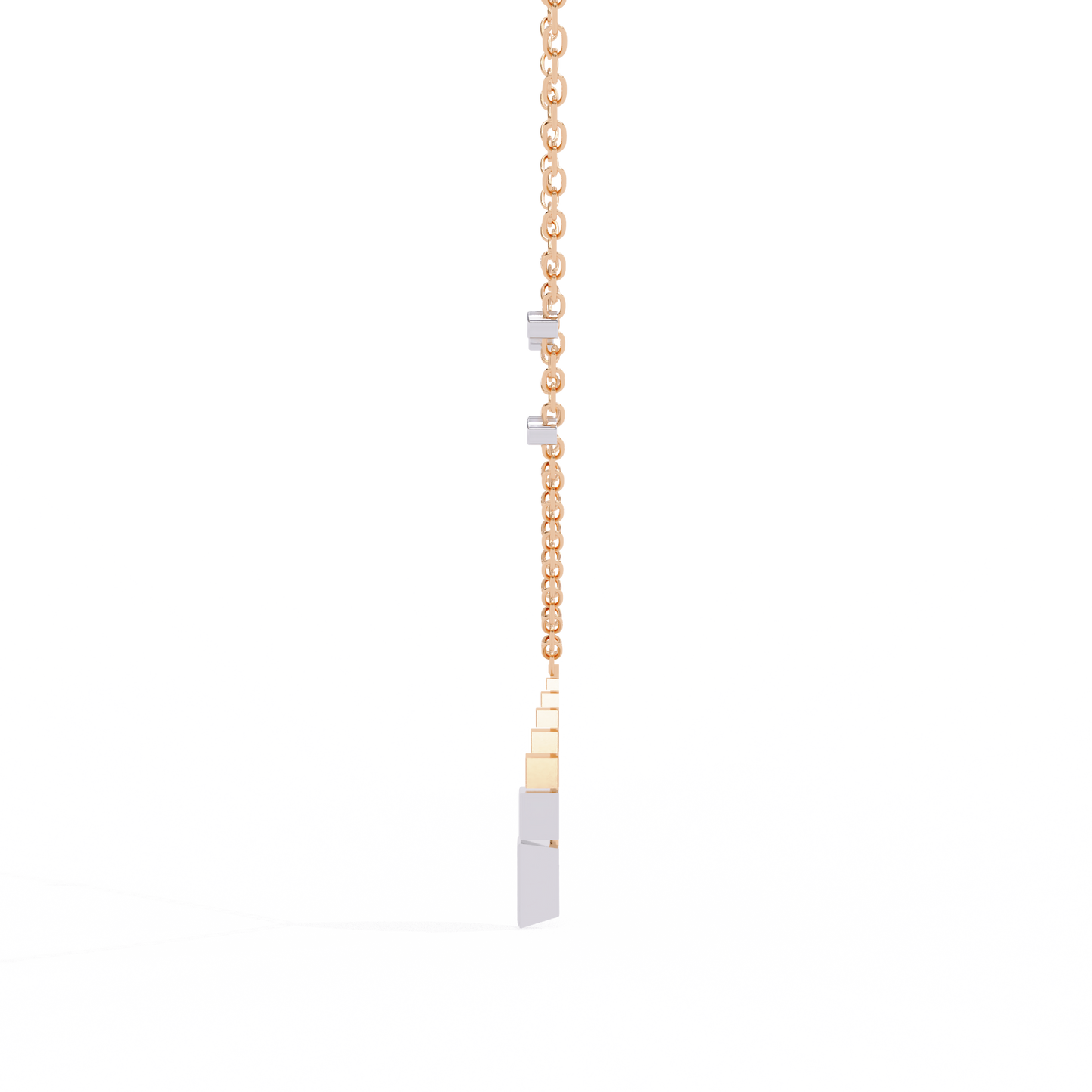 Geometric Diamond Accent Pendant