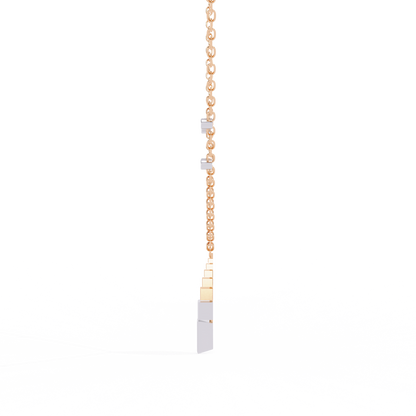 Geometric Diamond Accent Pendant