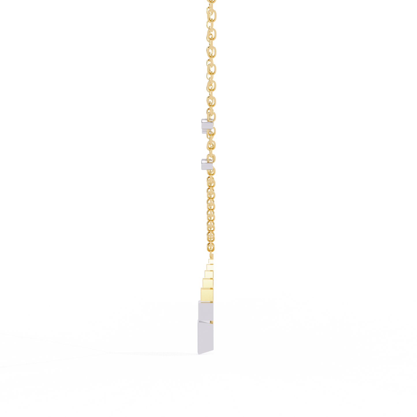 Geometric Diamond Accent Pendant