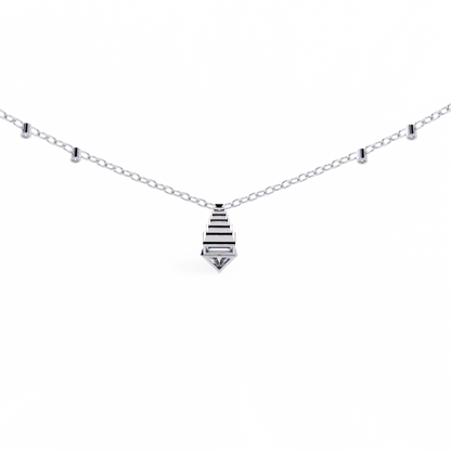 Geometric Diamond Accent Pendant