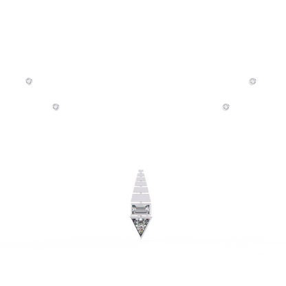 Geometric Diamond Accent Pendant