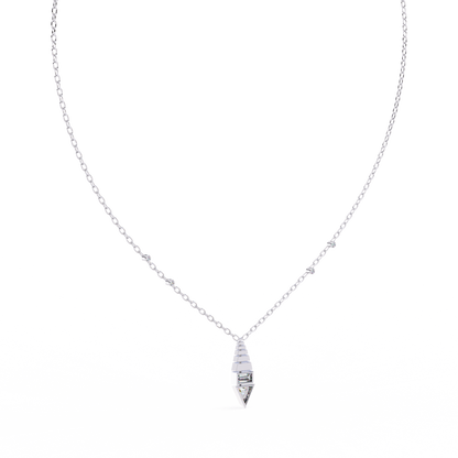 Geometric Diamond Accent Pendant