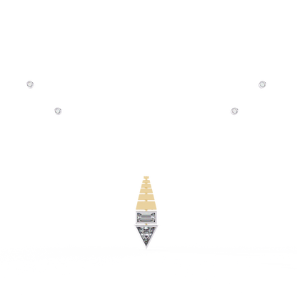 Geometric Diamond Accent Pendant