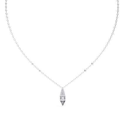 Geometric Diamond Accent Pendant