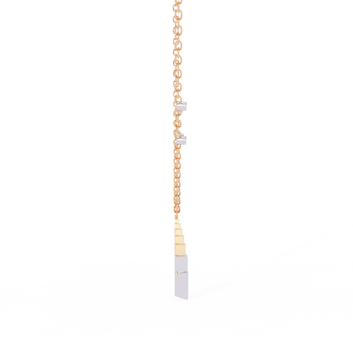 Geometric Diamond Accent Pendant