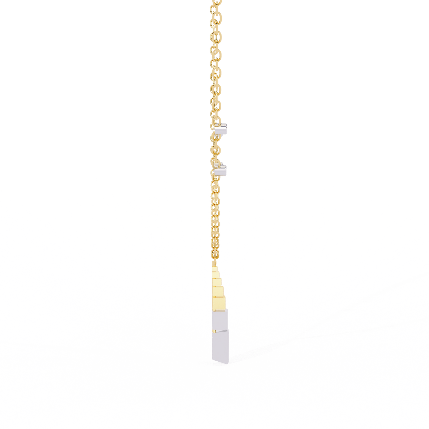 Geometric Diamond Accent Pendant