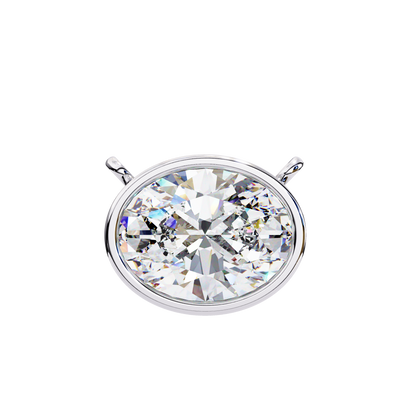 Aura Bezel Solitaire Pendant