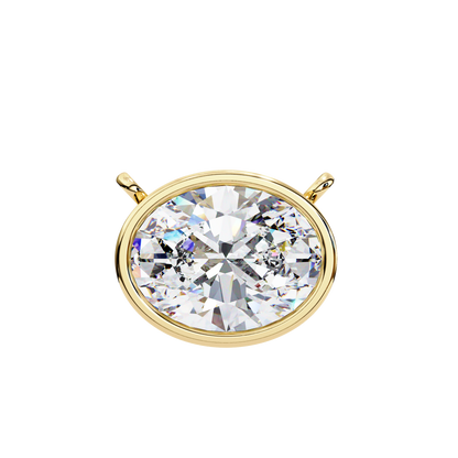 Aura Bezel Solitaire Pendant