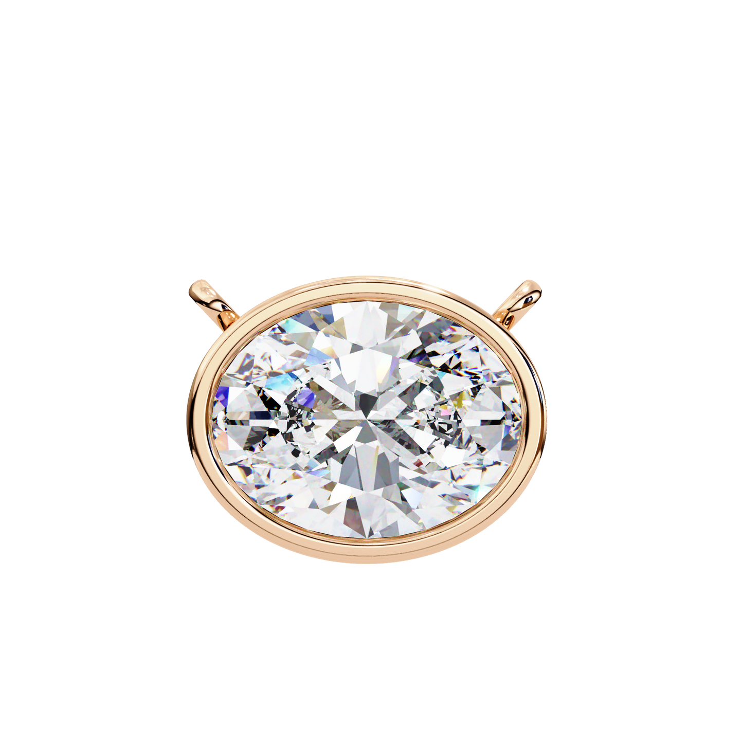 Aura Bezel Solitaire Pendant