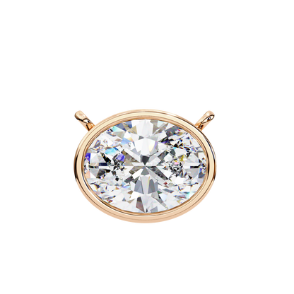 Aura Bezel Solitaire Pendant
